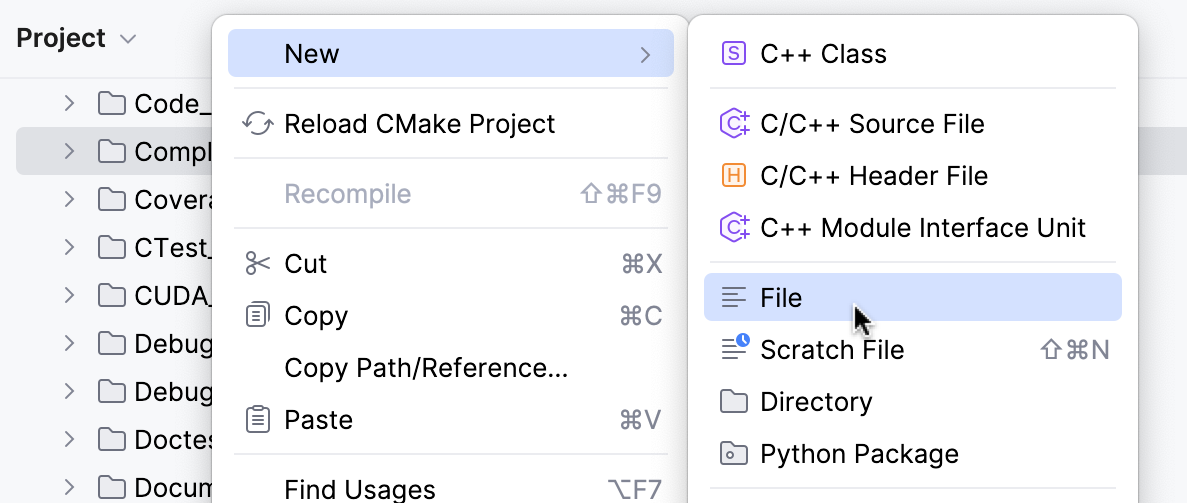 Creating a new empty file Creating a new empty file