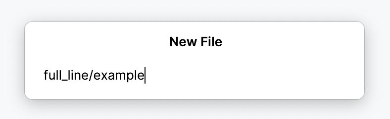 Creating a new file with nested directories Creating a new file with nested directories