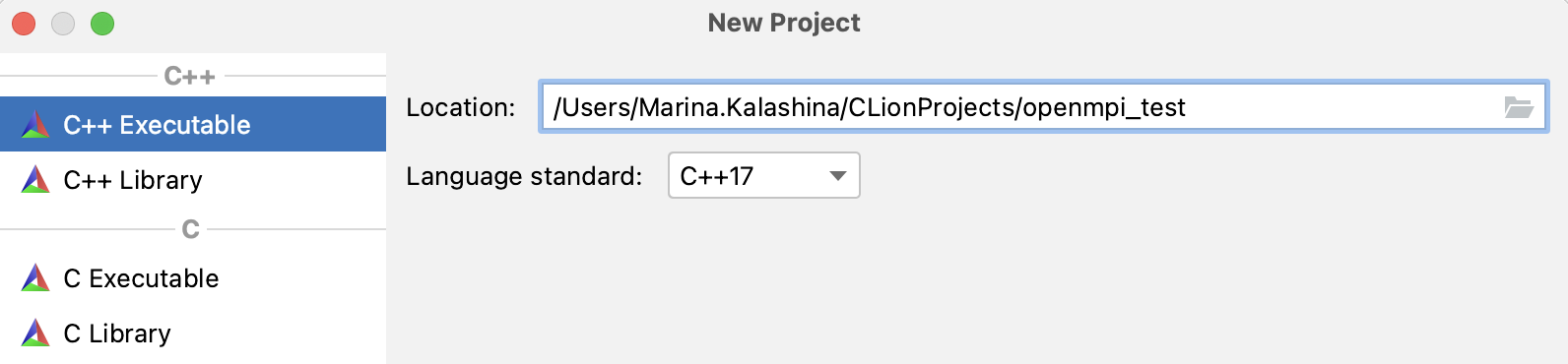 Starting a new C++ project Starting a new C++ project