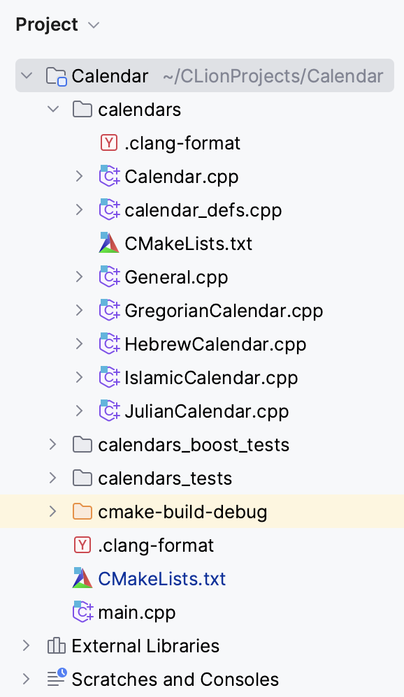 the Project tool window the Project tool window