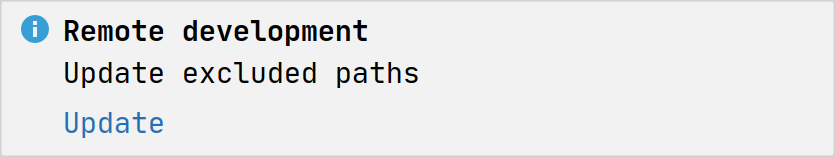 Suggestion to update the deployment excluded paths Suggestion to update the deployment excluded paths