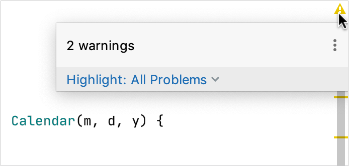 Code analysis summary for a file Code analysis summary for a file