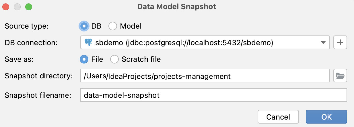 data-model-snapshot data-model-snapshot