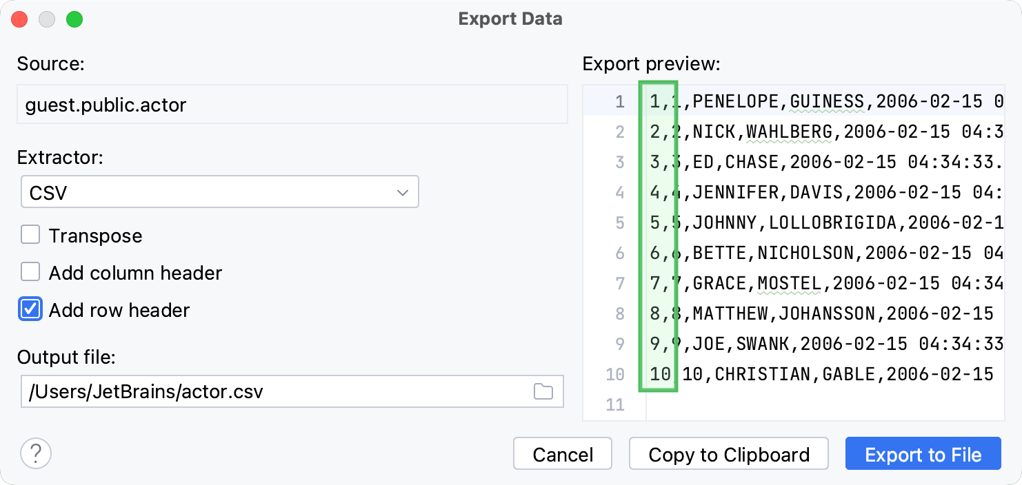 Add row header Add row header