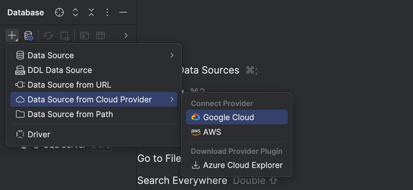 Google Cloud | DataGrip Documentation