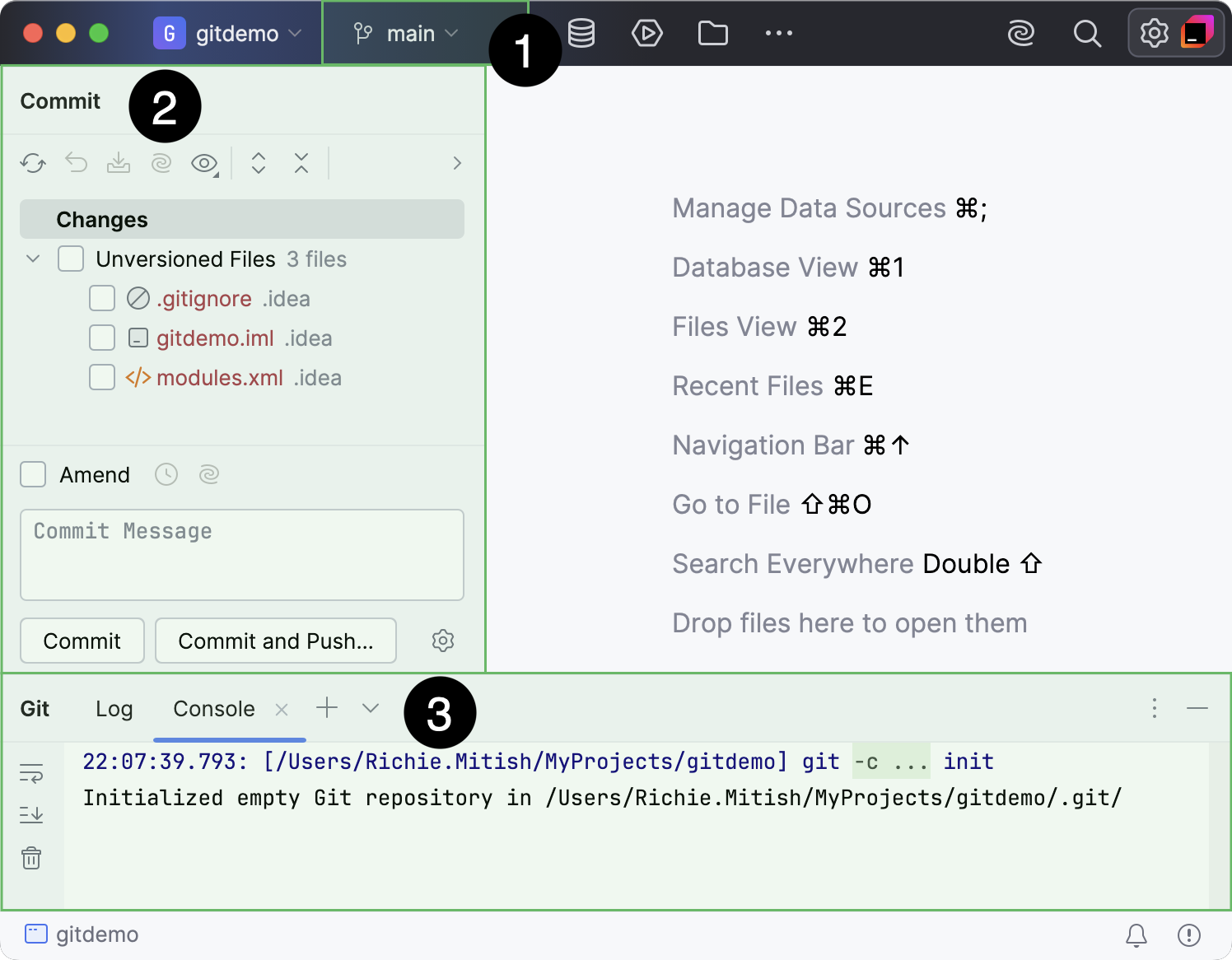 Git integration enabled