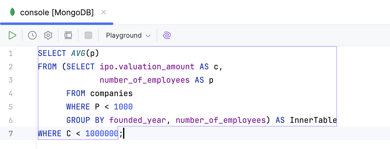 Nested SELECT queries