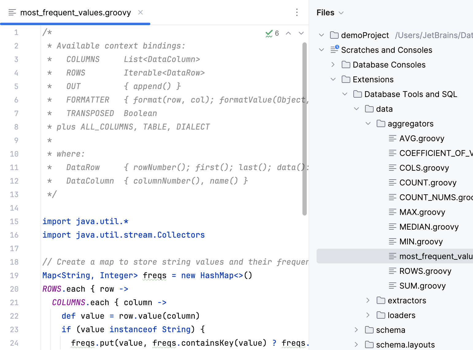 将创建的脚本粘贴到新文件中