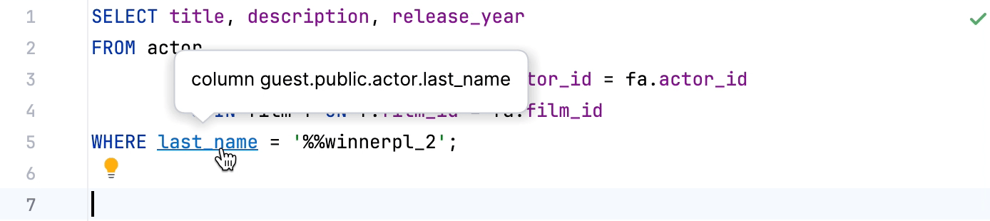 Jump to the selected definition Jump to the selected definition