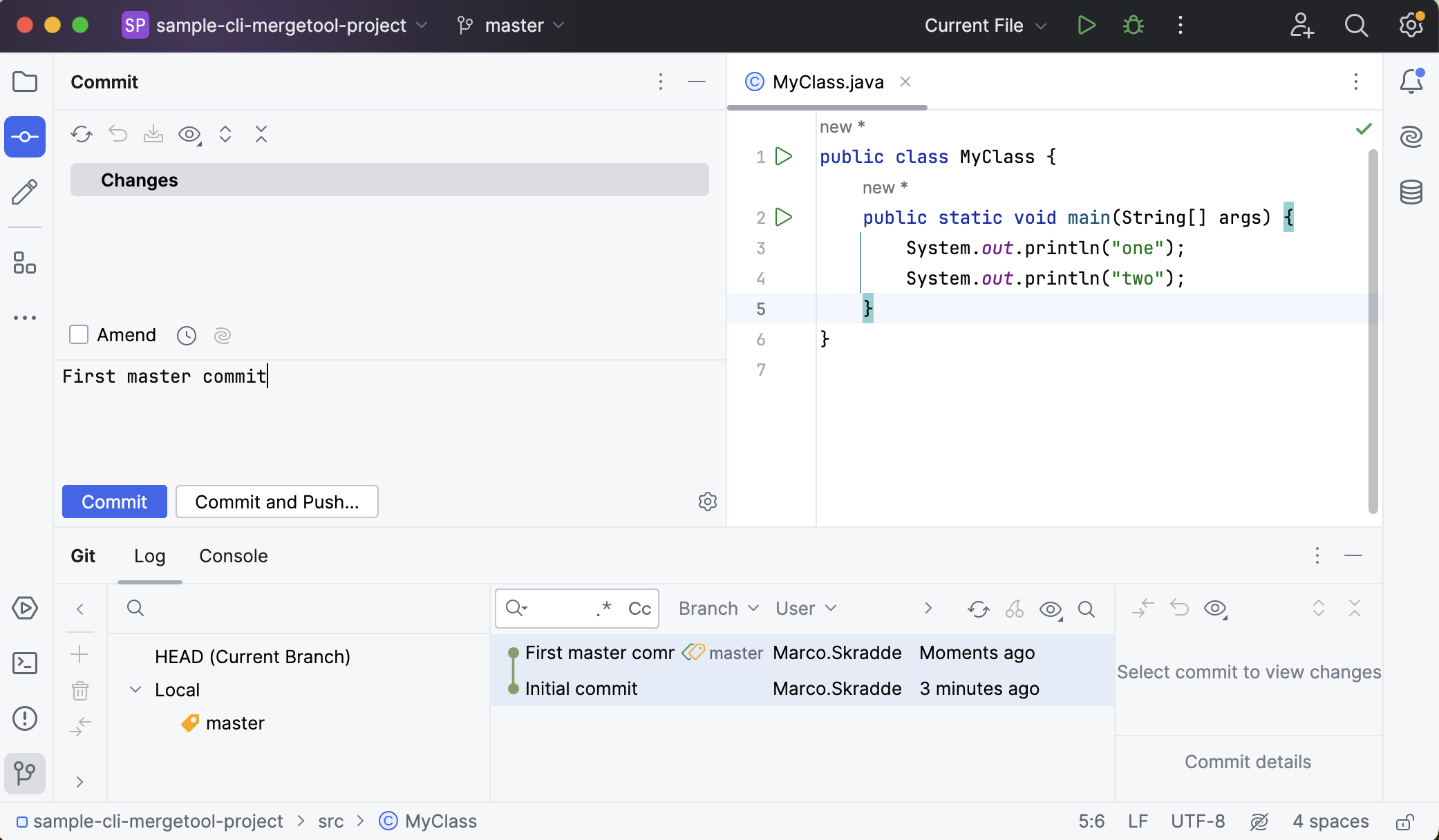 First commit in Master branch. First commit in Master branch.