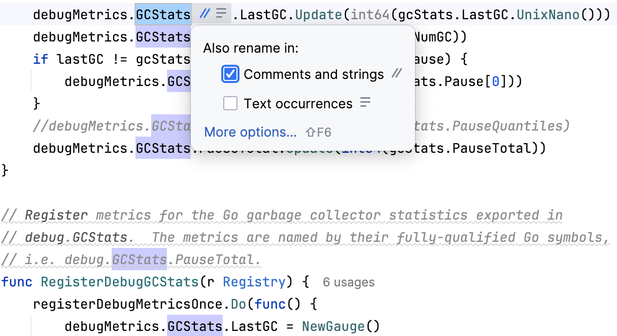 其他重命名选项 其他重命名选项