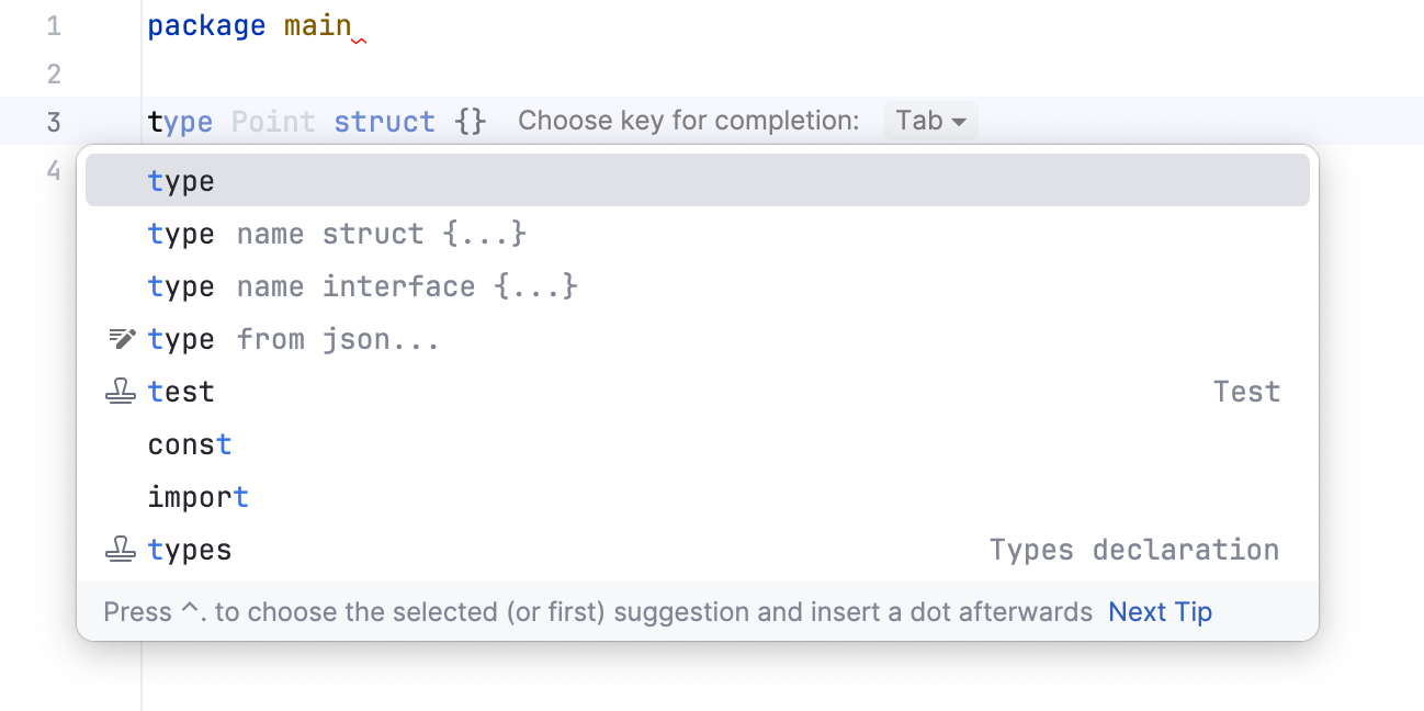 基本补全 基本补全