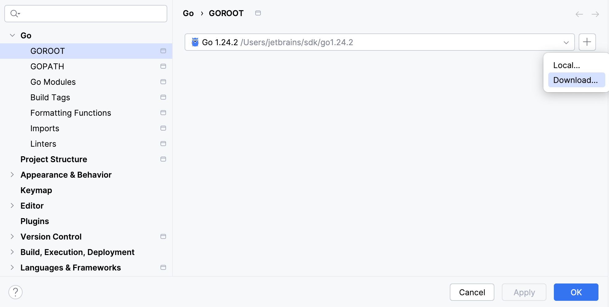 Download the Go SDK Download the Go SDK
