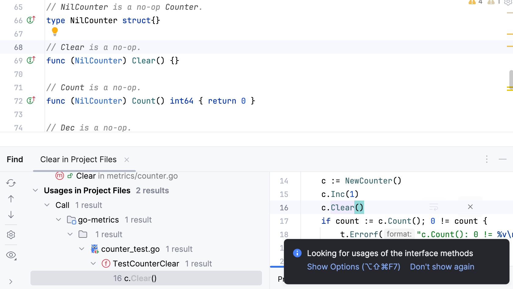 查找工具窗口预览区域 查找工具窗口预览区域