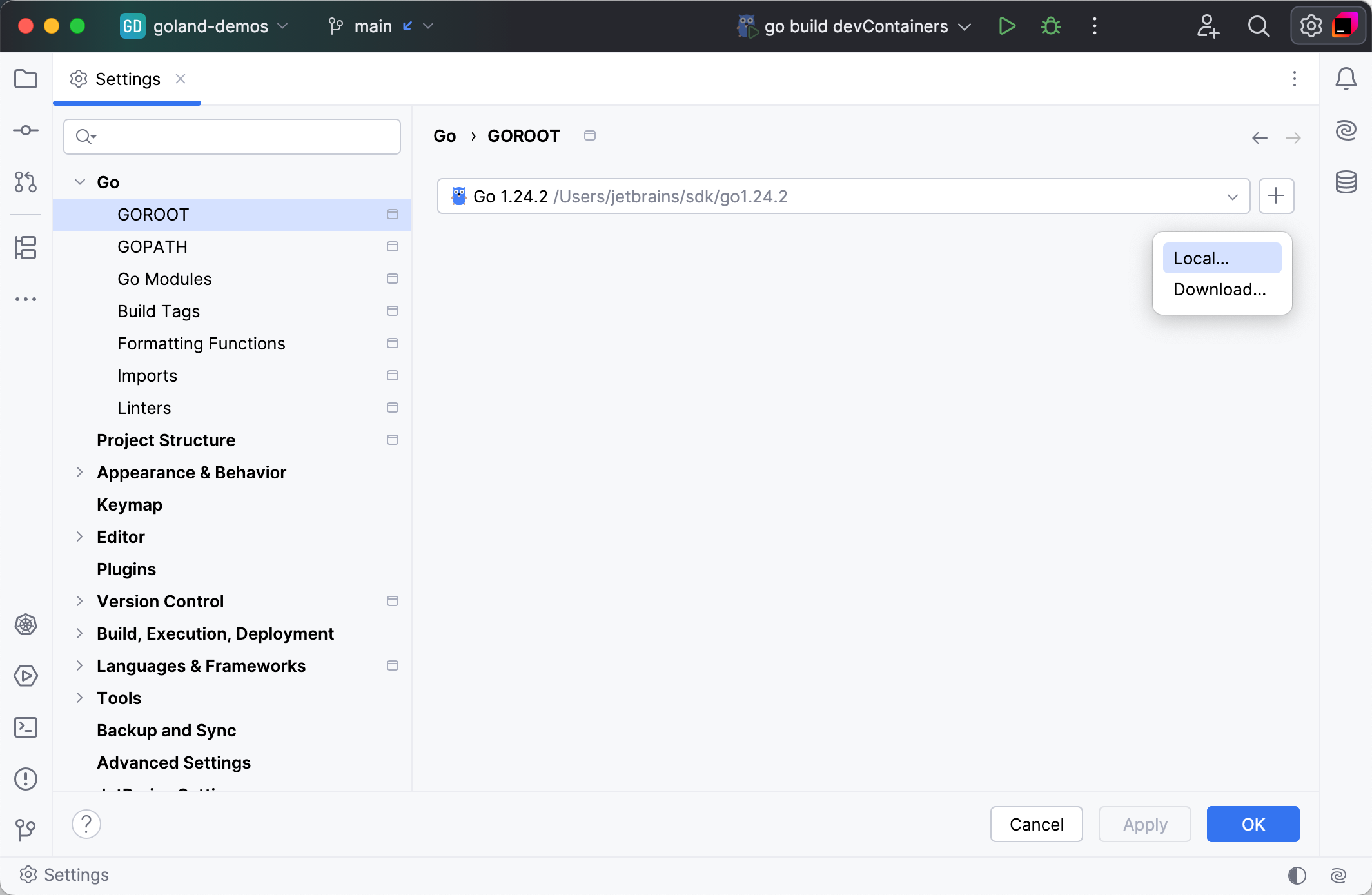 Installing Go SDK Installing Go SDK
