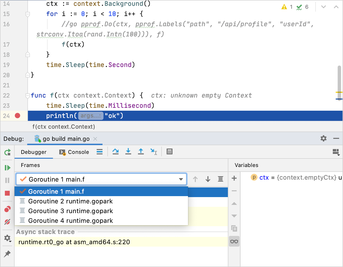 List of goroutines without labels List of goroutines without labels