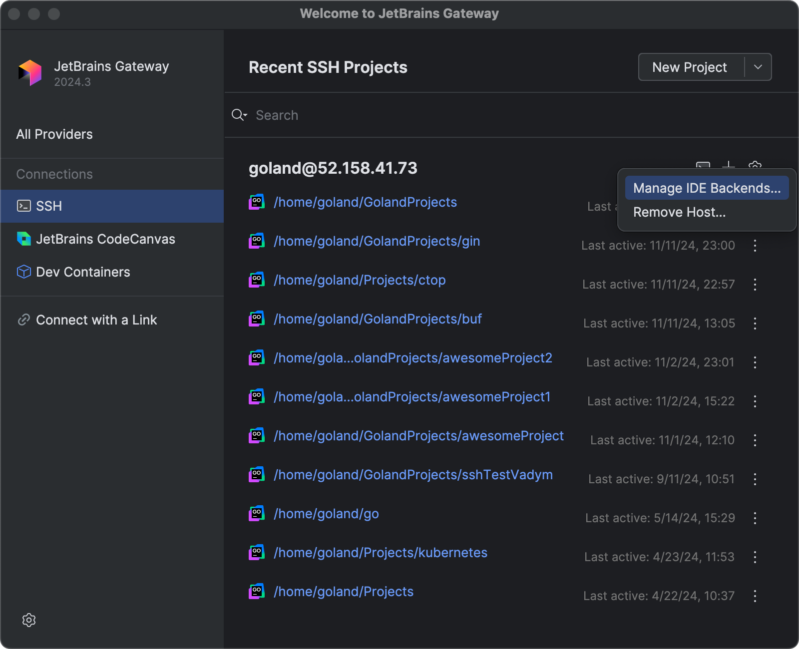 管理 IDE 管理 IDE