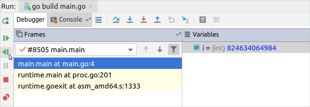 在记录的跟踪中导航 在记录的跟踪中导航