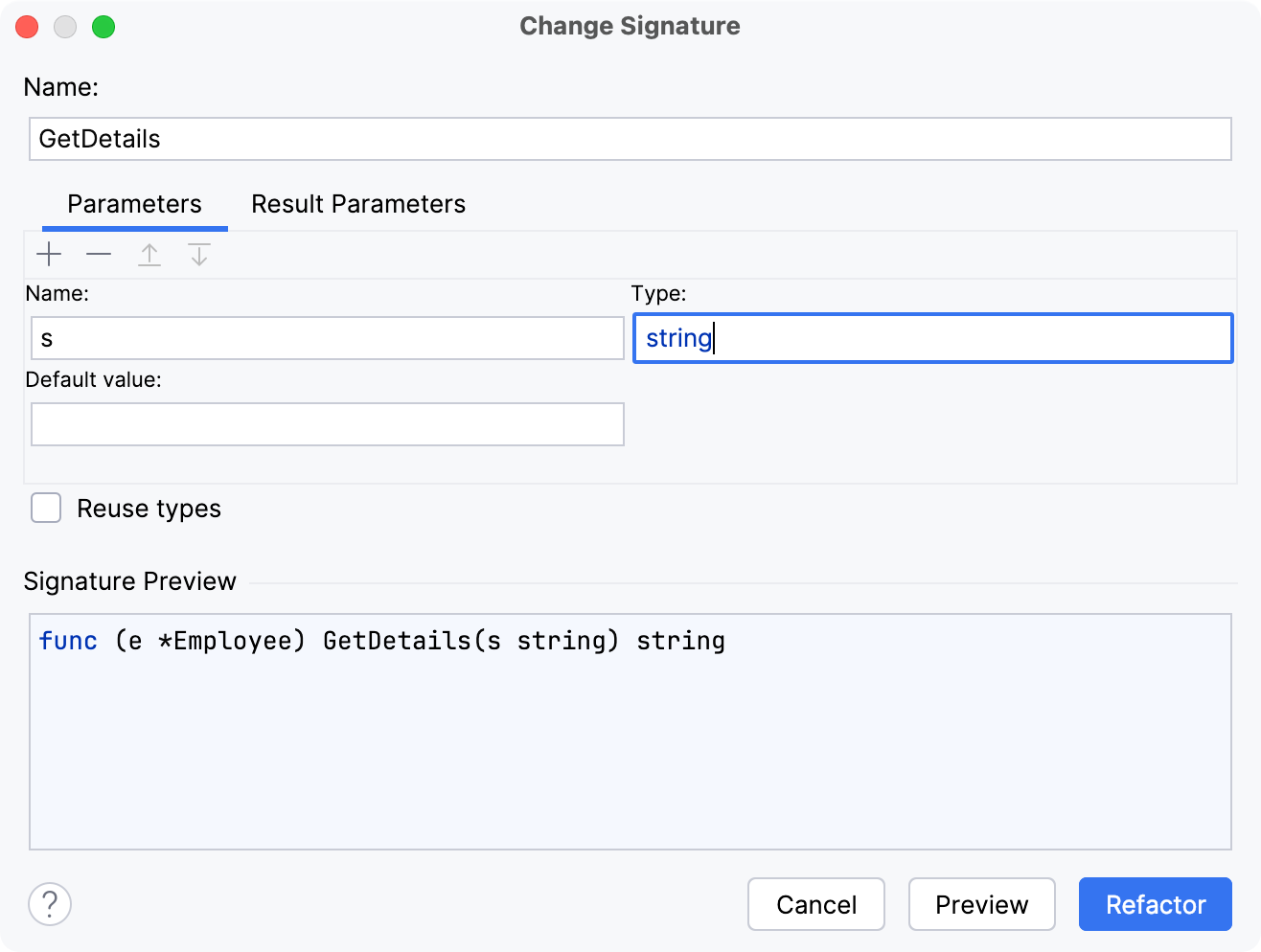 预览更改窗口 预览更改窗口