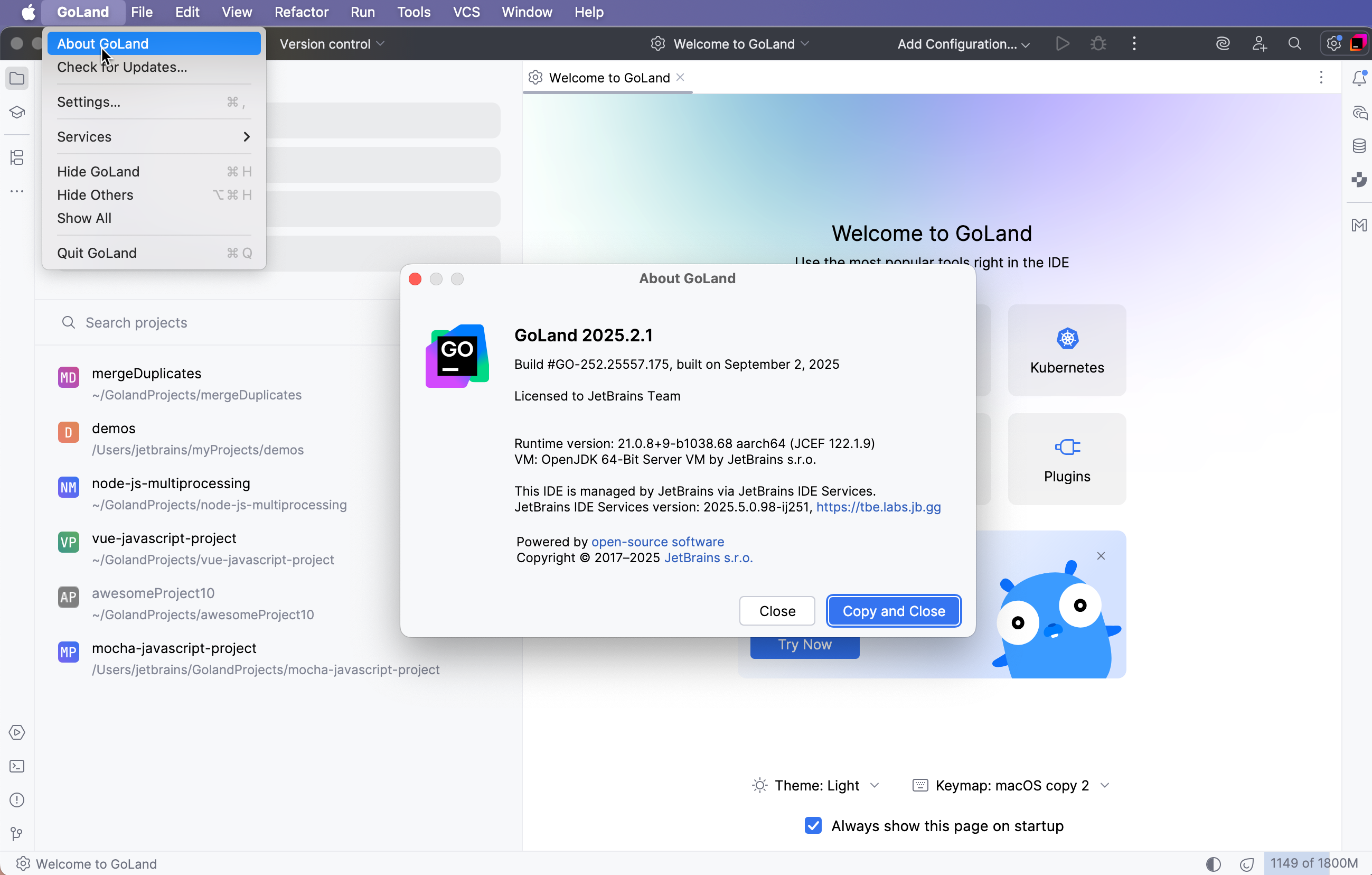Go product version macos Go product version macos