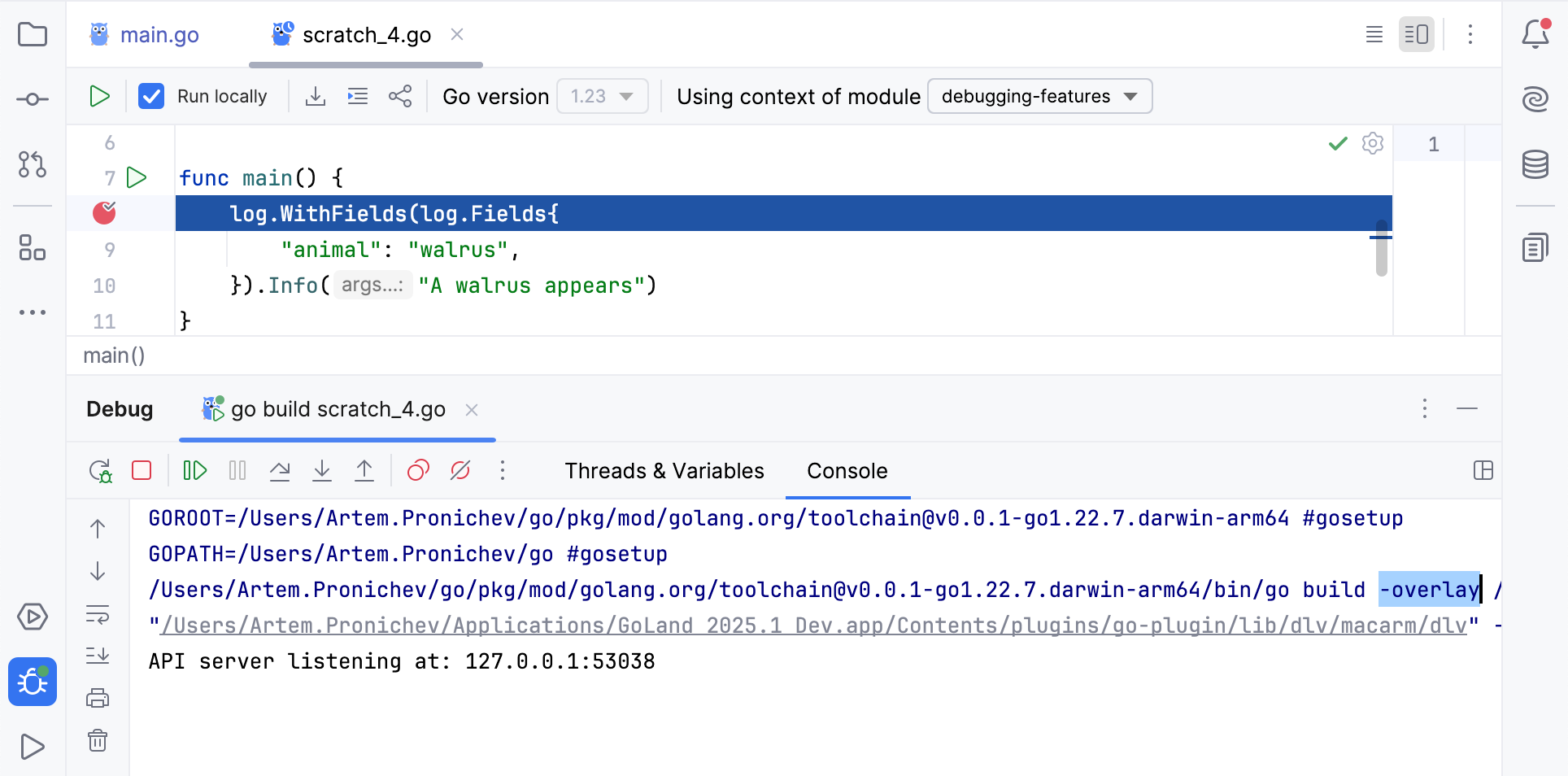 Run scratch files with non-standard-library packages Run scratch files with non-standard-library packages