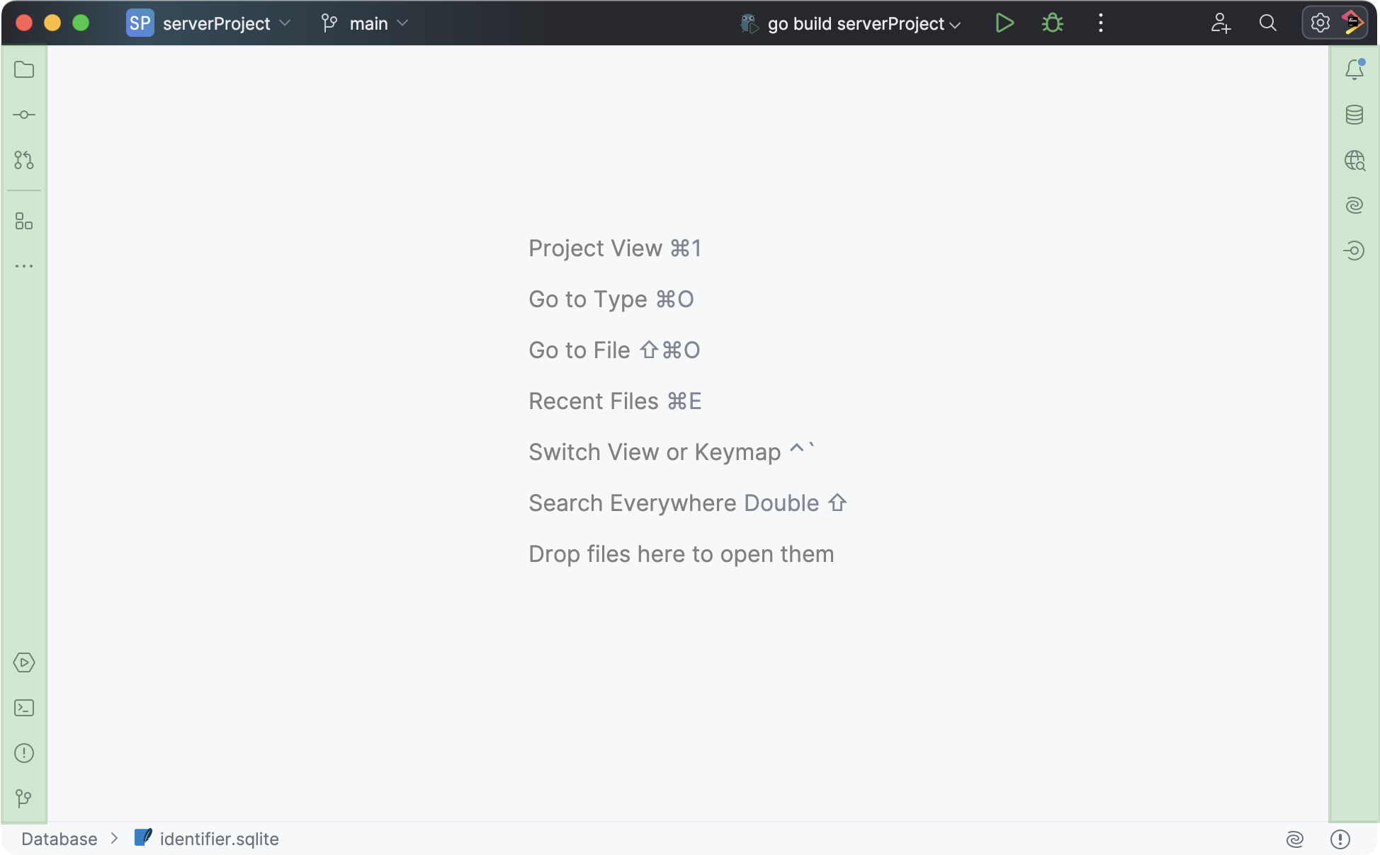 工具窗口栏 工具窗口栏