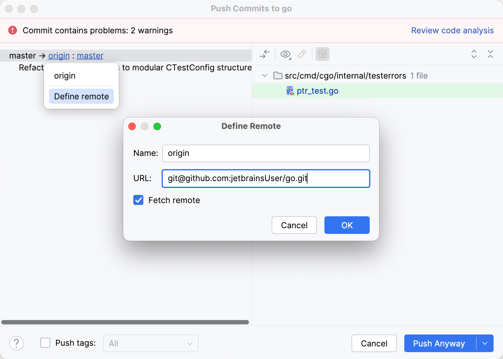 步骤 7。 添加远程并推送 步骤 7。 添加远程并推送