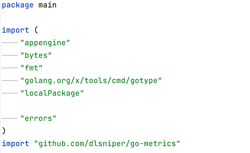 对 import 使用反引号 对 import 使用反引号