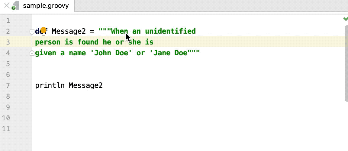 Convert a multiline to a single line Convert a multiline to a single line