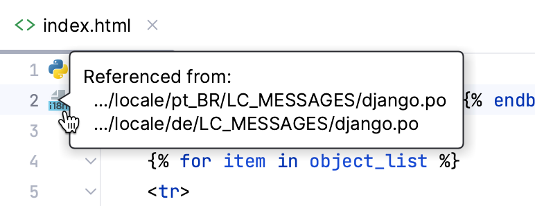 view references to a localized tag view references to a localized tag