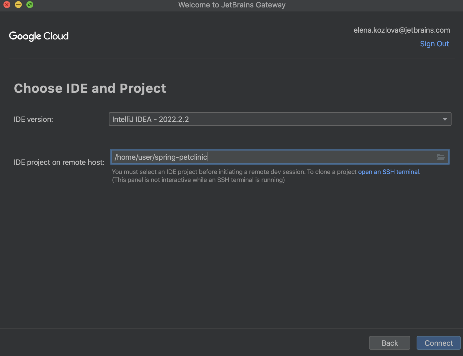 IDE version and a project IDE version and a project
