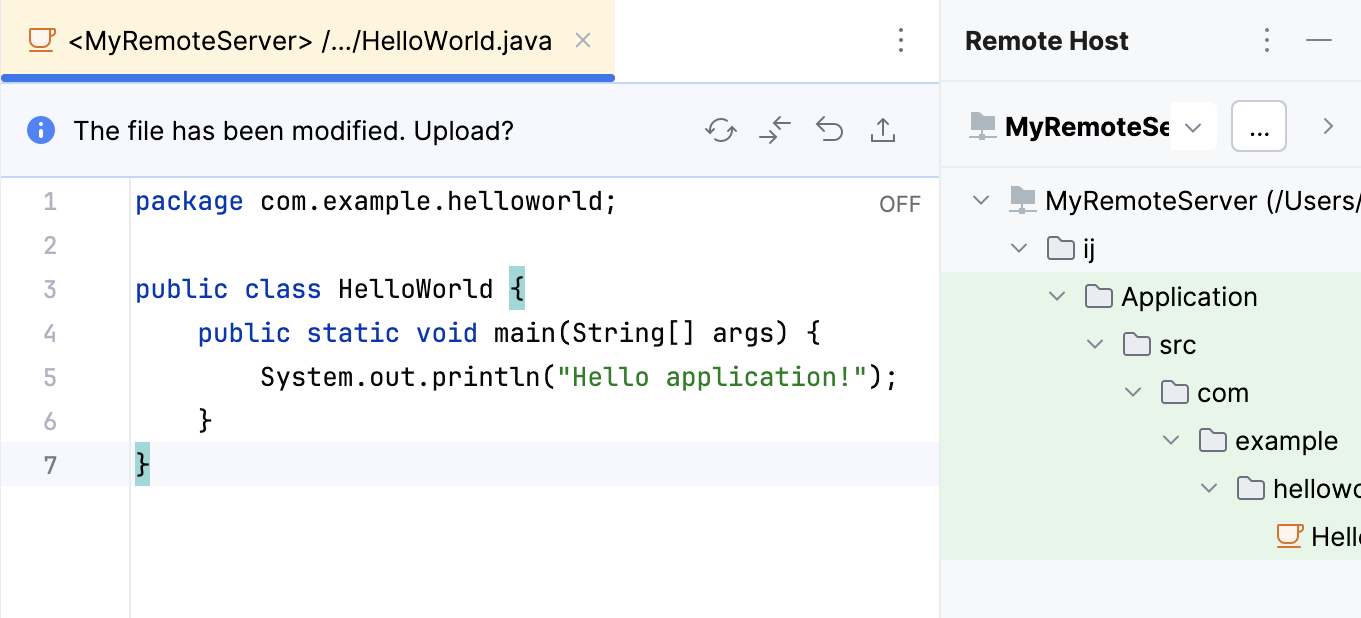 Remote file annotation Remote file annotation