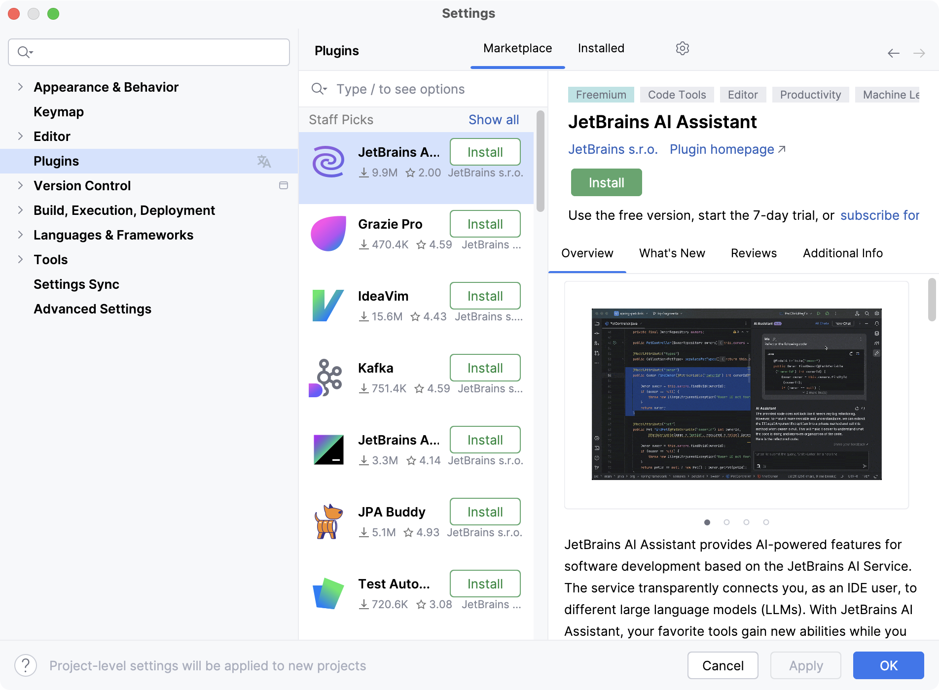 Install additional plugins Install additional plugins
