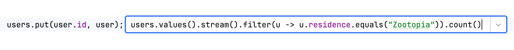 Setting an inline watch Setting an inline watch
