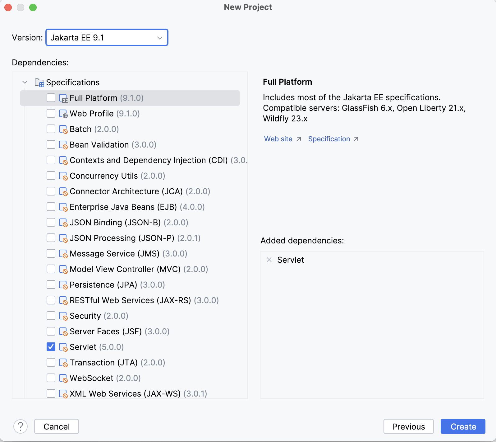 New Java Enterprise project wizard New Java Enterprise project wizard