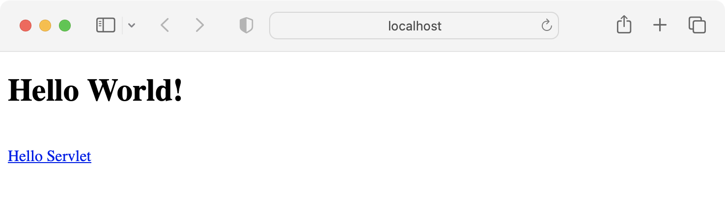 Deployed application output in the web browser Deployed application output in the web browser