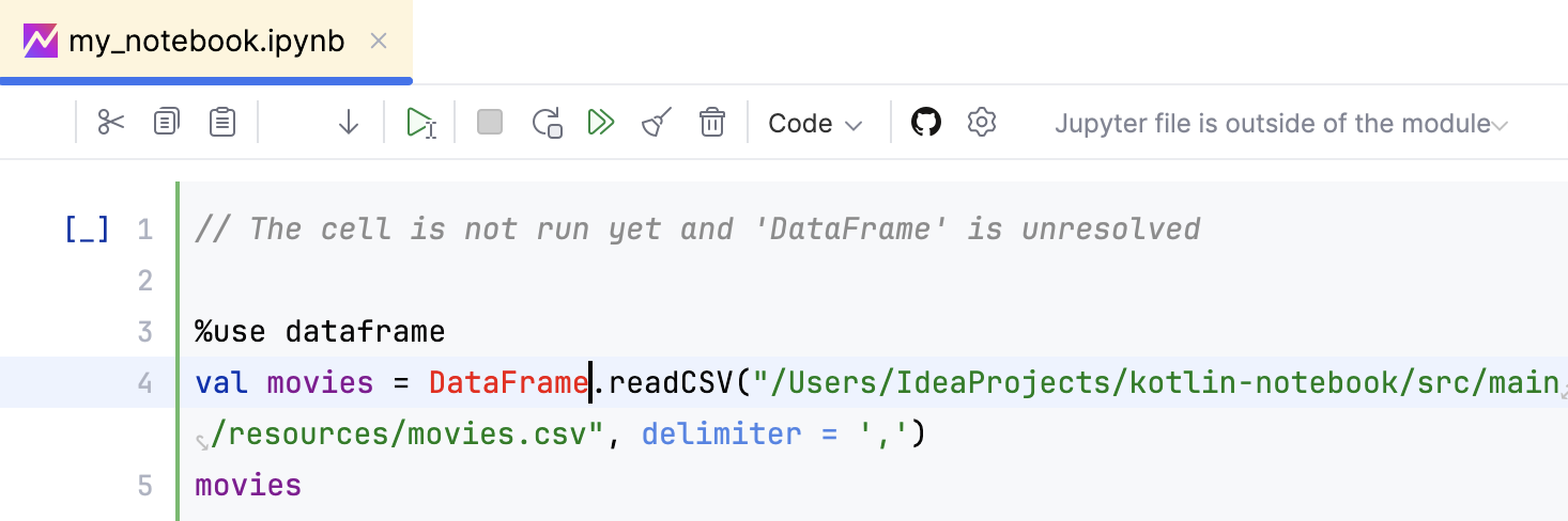 Kotlin Notebook unresolved dependencies Kotlin Notebook unresolved dependencies