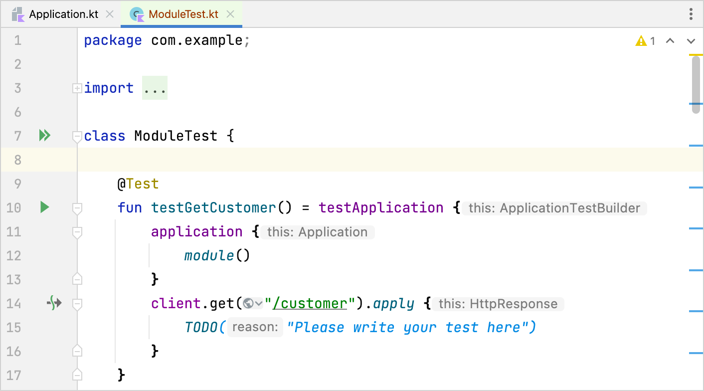 Generate tests Generate tests