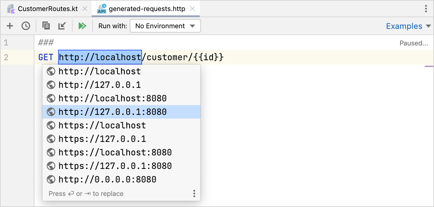 Adjust request parameters Adjust request parameters