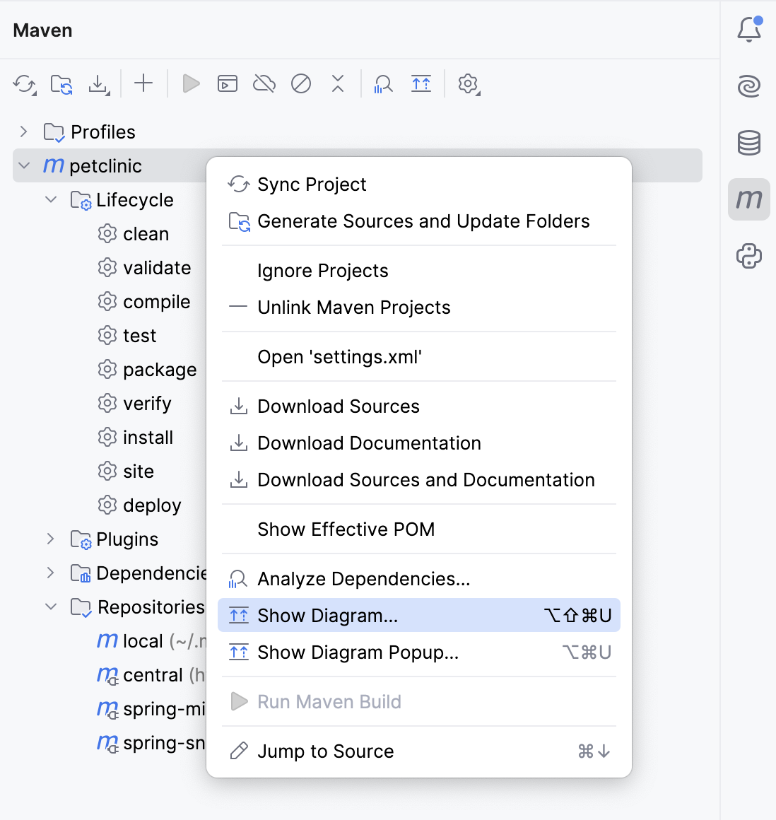 Show Dependencies Show Dependencies