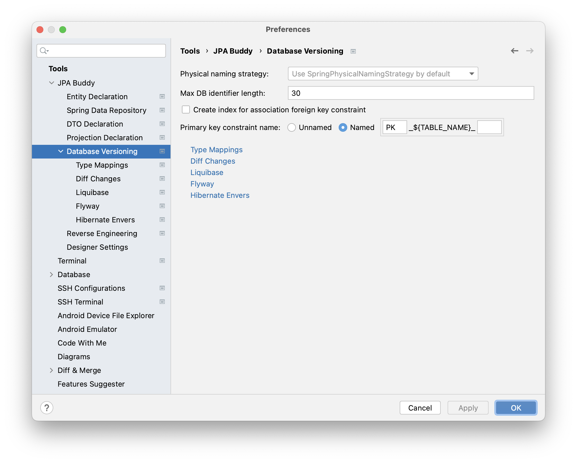 max-db-identifier max-db-identifier