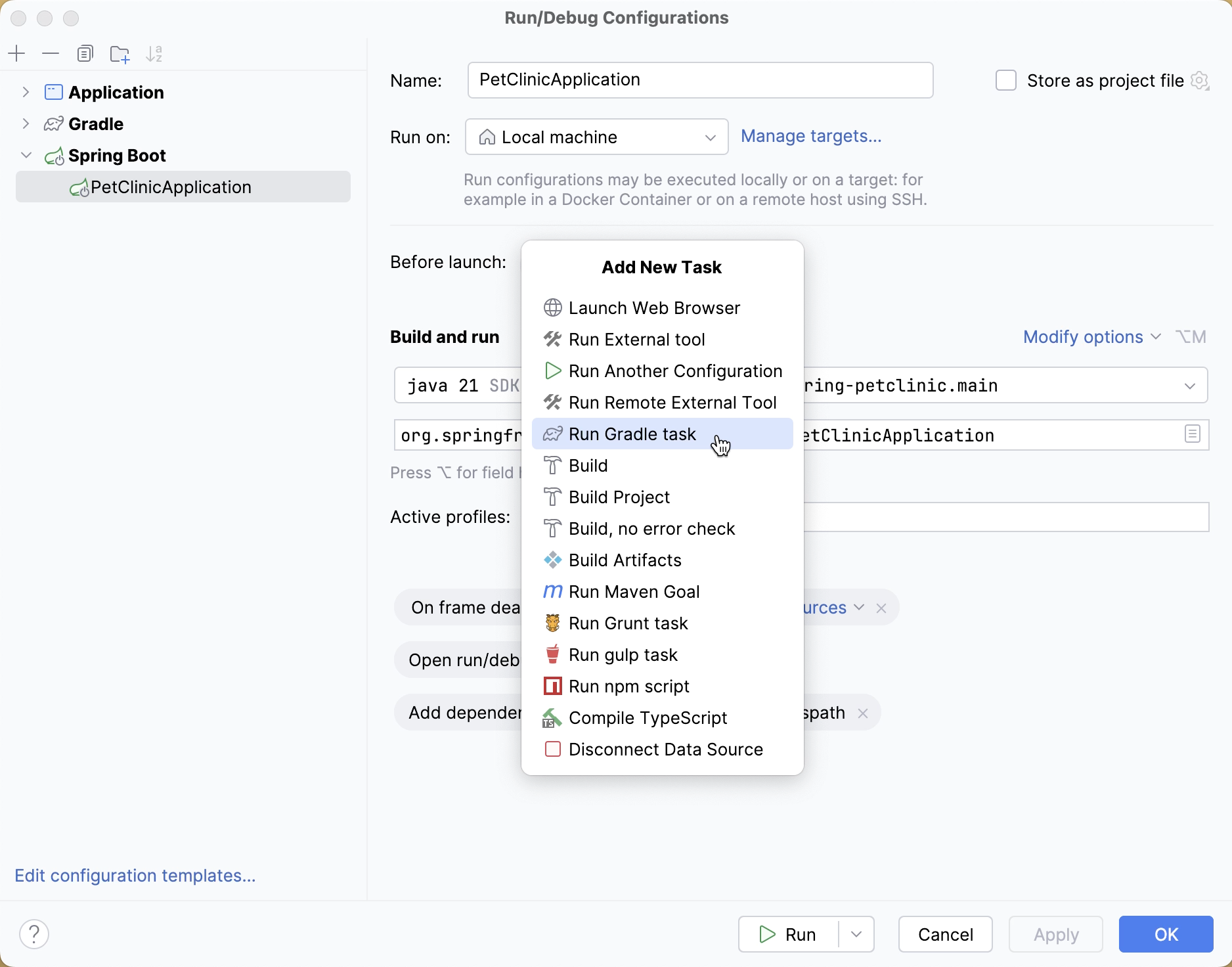 Running Maven goals Running Maven goals