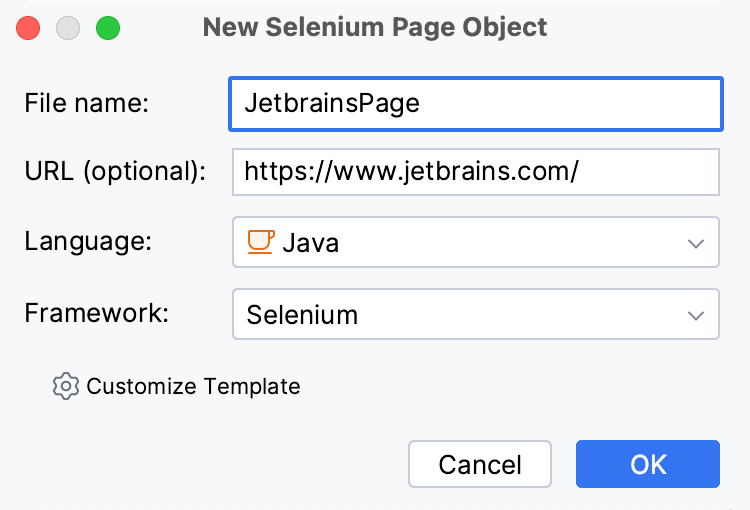 New Selenium Page Object New Selenium Page Object