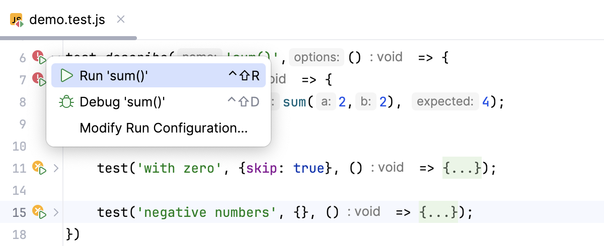 从侧边栏重新运行套件 从侧边栏重新运行套件