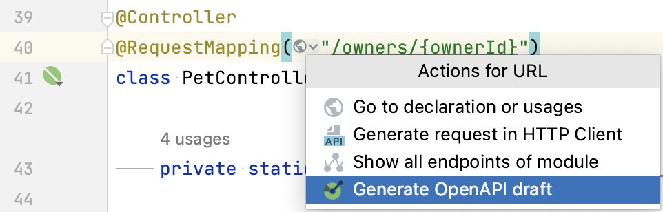 Generate OpenAPI action Generate OpenAPI action