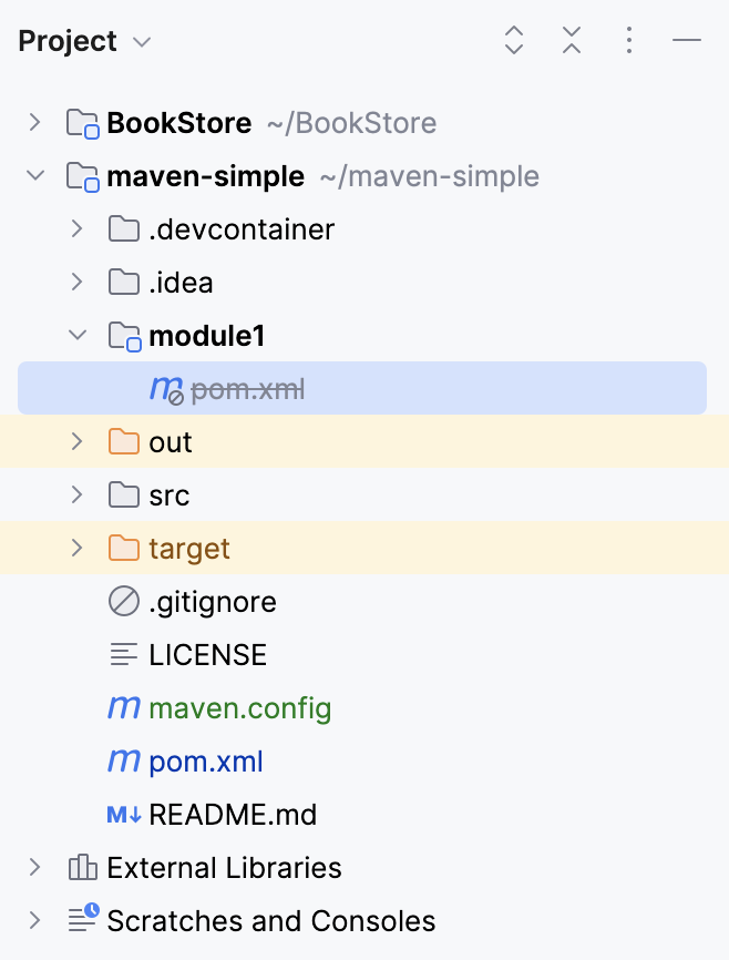 Project tool window Project tool window