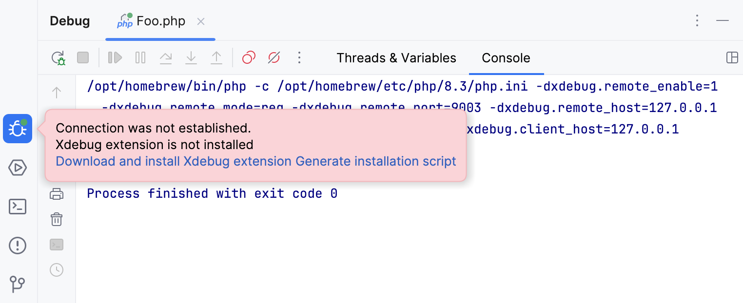 Download and install Xdebug extension Download and install Xdebug extension