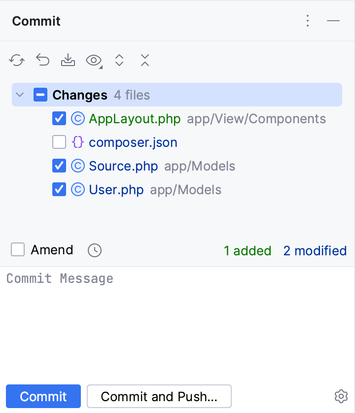 提交工具窗口 提交工具窗口