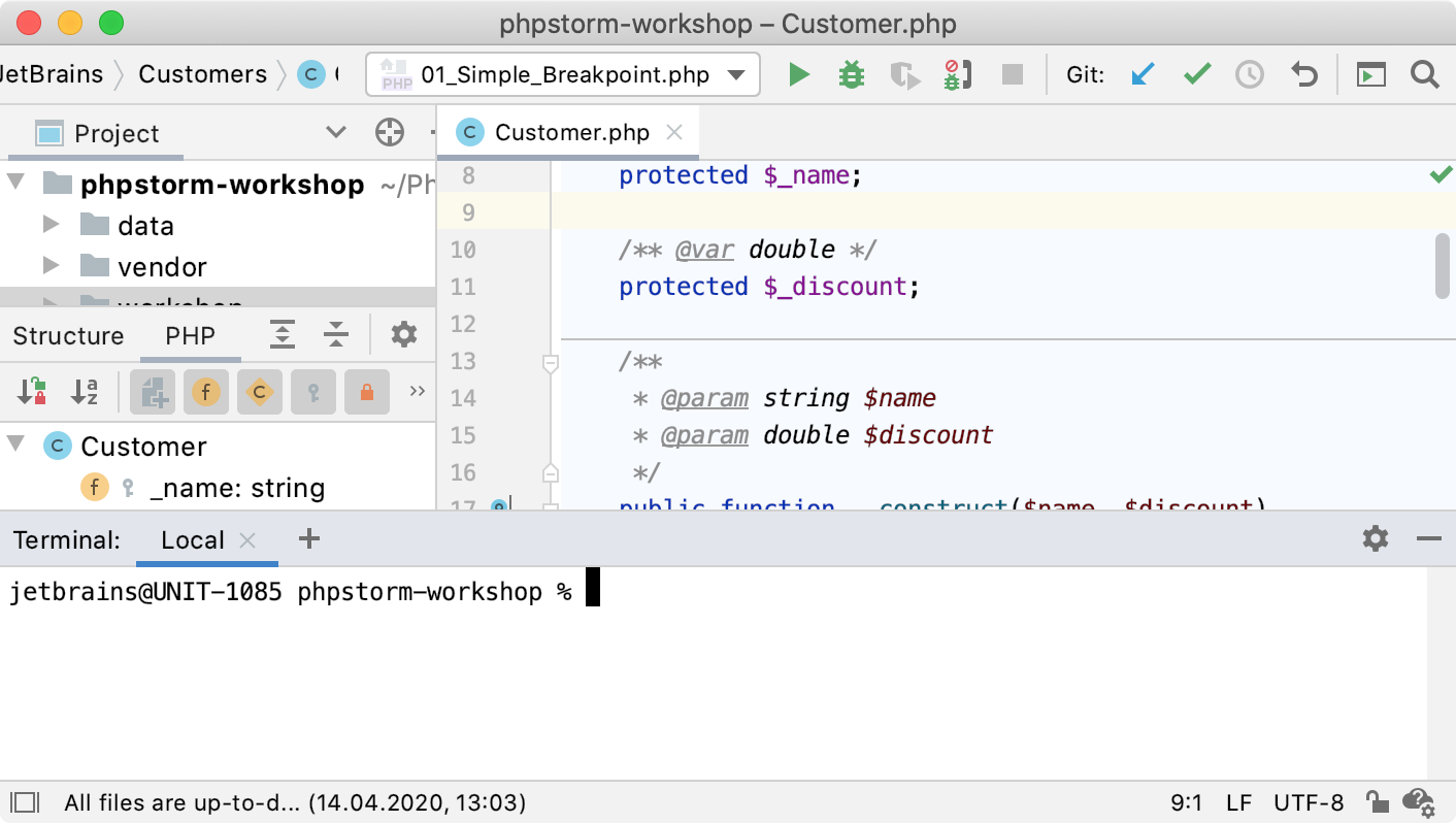 The Widescreen tool window layout option is disabled The Widescreen tool window layout option is disabled