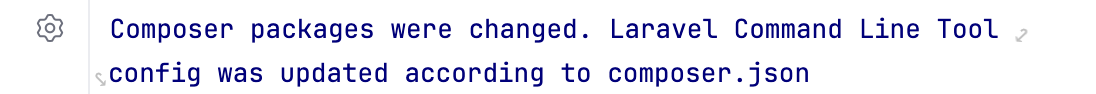 Artisan auto-configuration message in Composer Log Artisan auto-configuration message in Composer Log